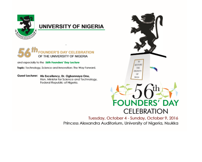 UNN 56th Founders’ Day