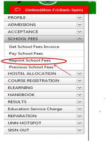 UNN School Fees