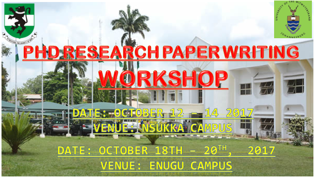 PHD Research Paper Writing Workshop