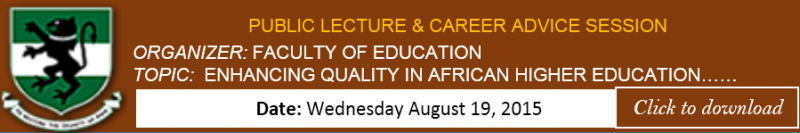 Faculty of Education Presents Public Lecture and Career Advice Session