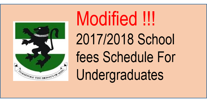 Read more about the article 2017/2018 Fee Schedule for Undergraduates