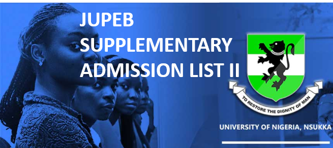 Read more about the article JUPEB  Supplementary Admission List II