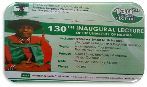 Read more about the article 130th Inaugural Lecture