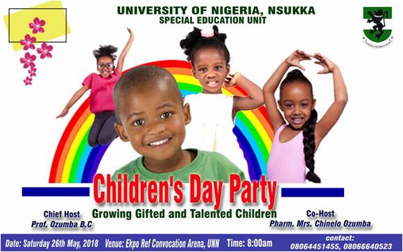 Read more about the article Invitation To Commemorate The 2018 Nigerian Children’s Day Celebration