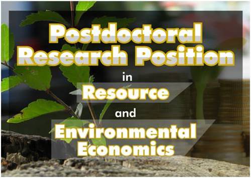 Read more about the article Advert for Postdoctoral Research Position in Resource and Environmental Economics