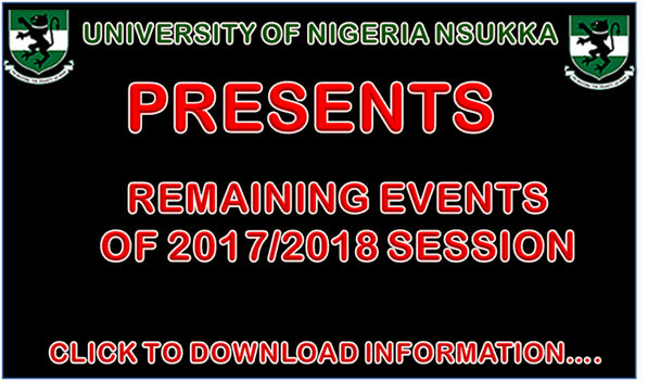 Read more about the article Remaining Events in 2017 / 2018 Academic Session