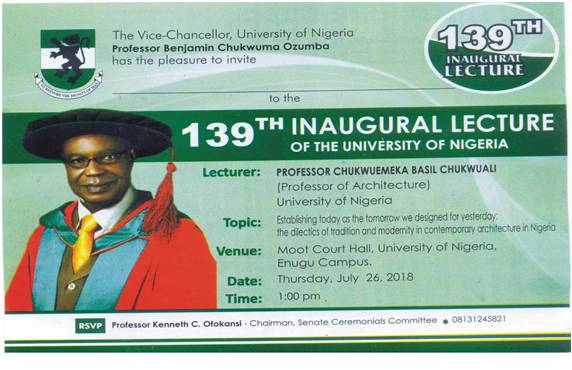 Read more about the article 139th Inaugural Lecture