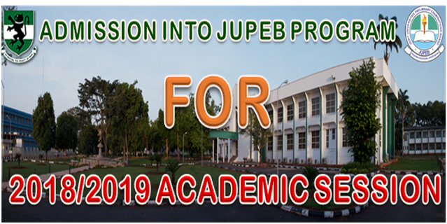 Read more about the article 2018/2019 JUPEB Admission Information