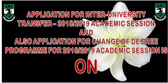 Read more about the article Advert For Change of Degree and Inter-University Transfer