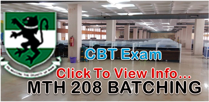Read more about the article MTH 208 CBT EXAMINATION SCHEDULE