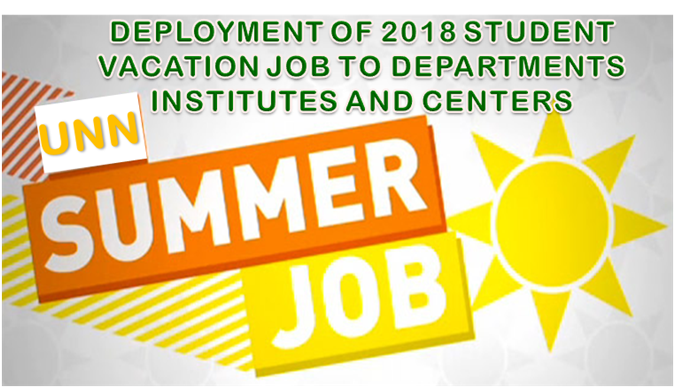 Read more about the article Deployment of  Vacation Job Students to Department, Faculties, Institutes And Centers