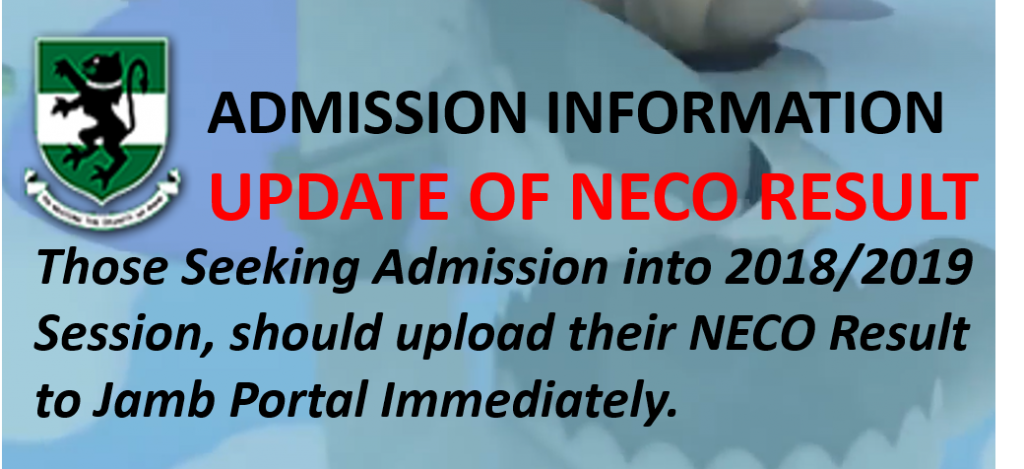 O’ LEVEL RESULT UPLOAD IN JAMB PORTAL