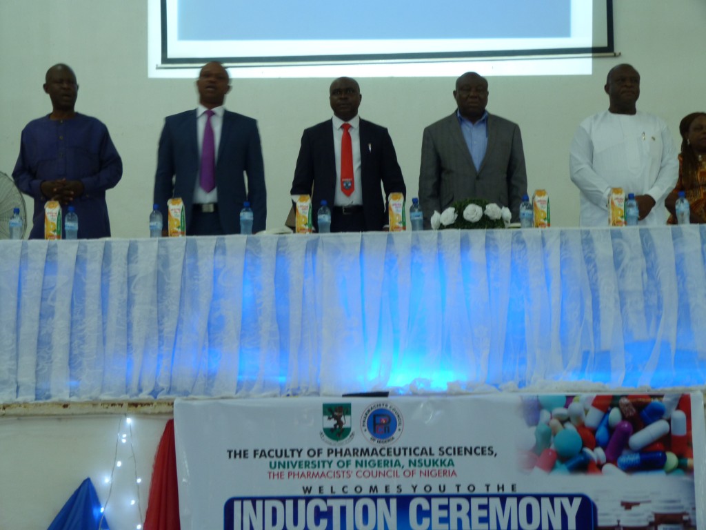 PHARMACY INDUCTION CEREMONY : 2016/2017 Session Graduates - University