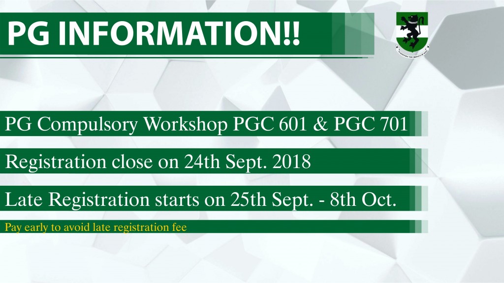 PG WORKSHOP
