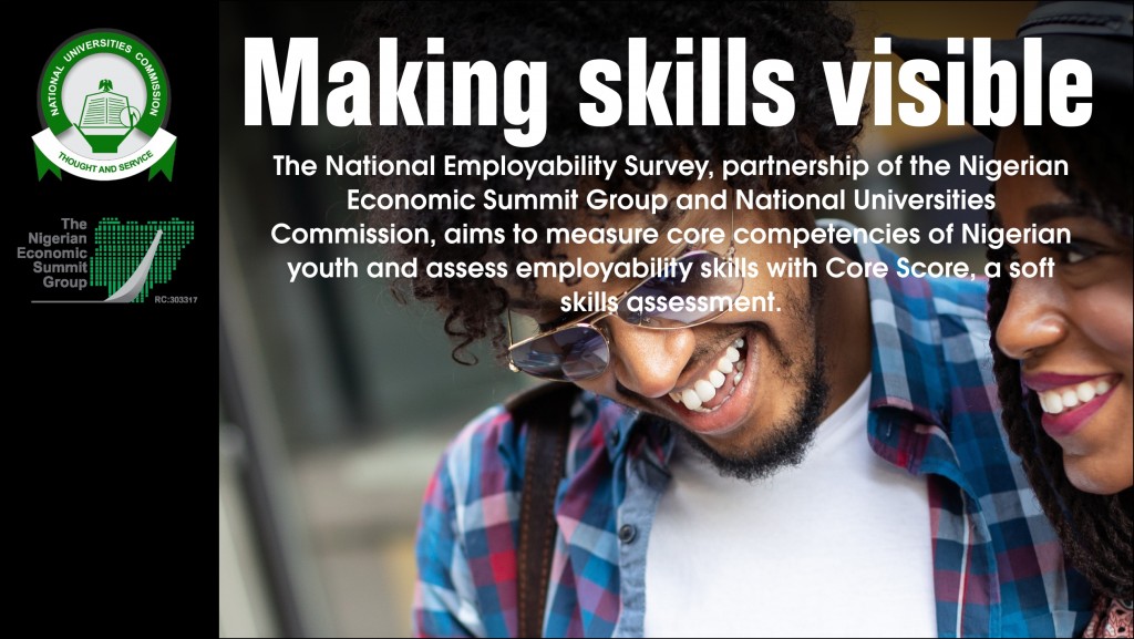 The National Employability Survey, partnership of the Nigerian Economic Summit Group and National Universities Commission