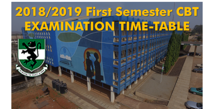 Read more about the article 2018/2019 FIRST SEMESTER CBT EXAMINATIONS STATUS TABLE