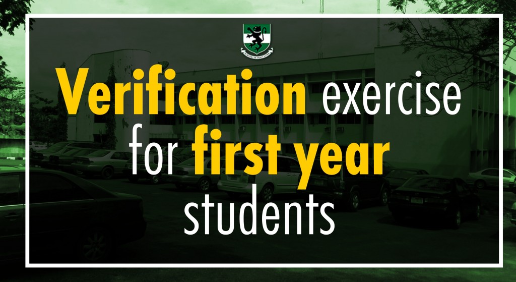 Verification Exercise for First Year Students