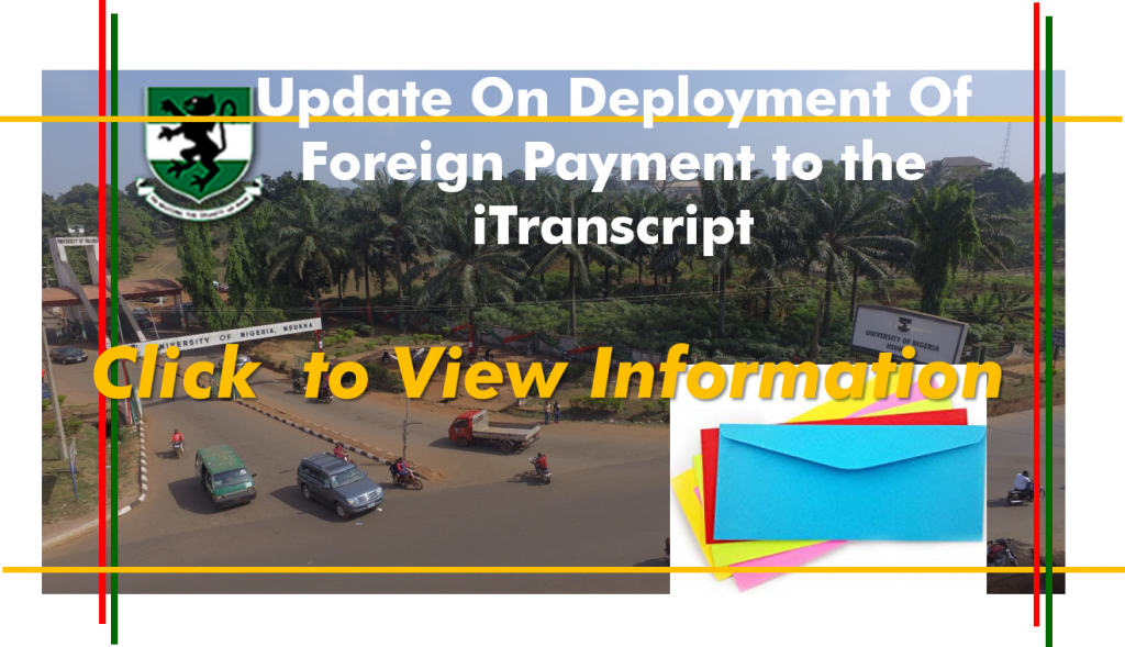 Update on Deployment of Foreign Payment to the iTranscript Portal