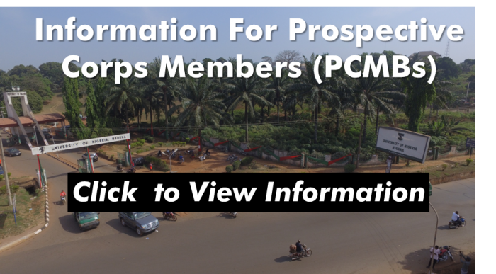 Read more about the article Information for Prospective Corps Members (PCMBs) Batch C