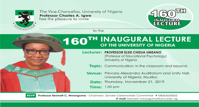 Read more about the article 160th Inaugural lecture