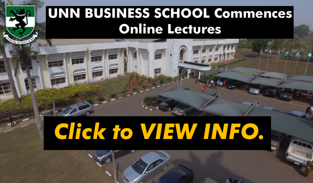 UNN Business School commences online lectures