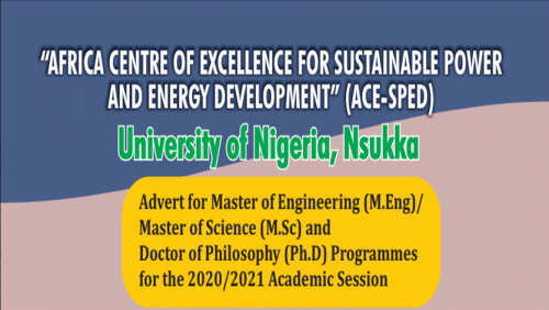 Read more about the article Master/PhD Admission Advert at ACESPED UNN