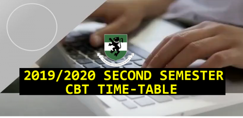 Read more about the article 2019/2020 SECOND SEMESTER CBT EXAMINATIONS STATUS TABLE (UPDATED)