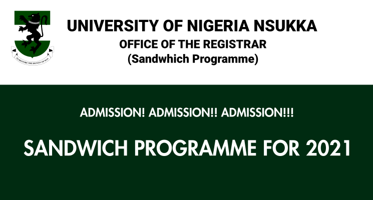 Read more about the article Admission: Sandwich Programme for 2021