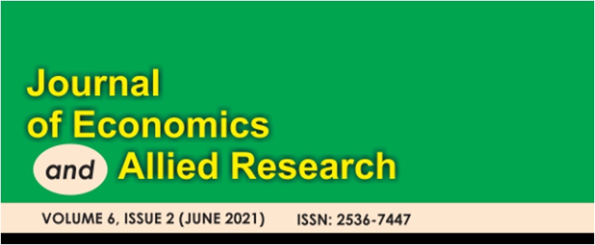 Read more about the article CALL FOR PAPER: THE JOURNAL OF ECONOMICS AND ALLIED RESEARCH (JEAR)