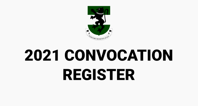 Read more about the article 2021 Convocation Register