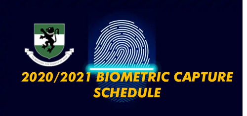 Read more about the article UPDATED: 2020/2021 BIOMETRIC CAPTURE SCHEDULE