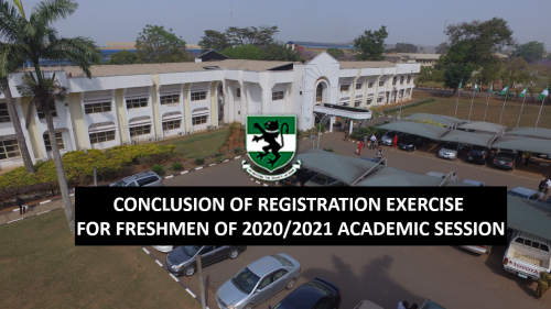 Read more about the article CONCLUSION OF REGISTRATION EXERCISE FOR FRESHMEN OF 2020/2021 ACADEMIC SESSION