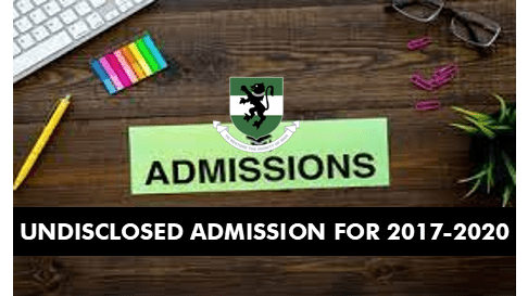 Read more about the article UNDISCLOSED ADMISSIONS FOR THE YEARS 2017 – 2020