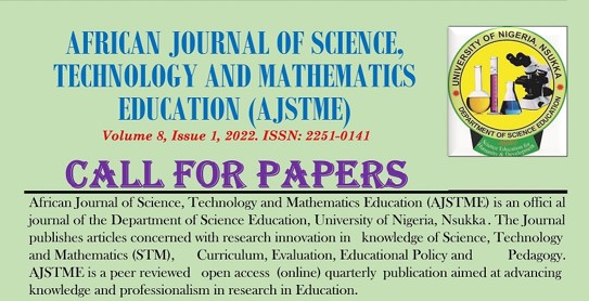 Read more about the article African Journal Of Science, Technology and Mathematics Education (AJSTME)