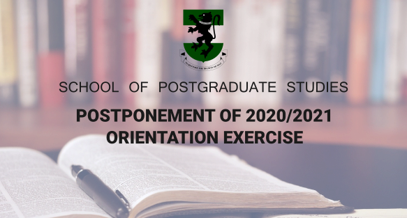 Read more about the article Postponement of 2020/2021 Orientation Exercise