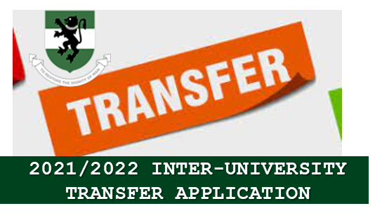 Read more about the article APPLICATION FOR INTER-UNIVERSITY TRANSFER – 2021/2022 ACADEMIC SESSION