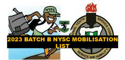 2023 Batch B NYSC Mobilization