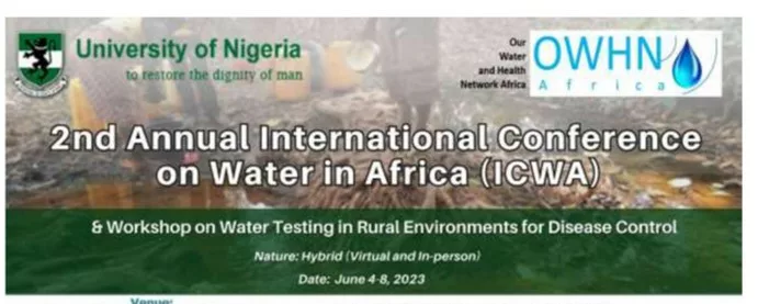 2nd Annual International Conference On Water In Africa