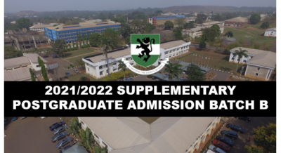 College Of Postgraduate Studies 2021-22 Supplementary Admission List Batch B