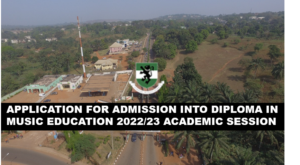 SALE OF DIPLOMA FORMS FOR DEPARTMENT OF MUSIC FOR 2022-2023 ACADEMIC YEAR