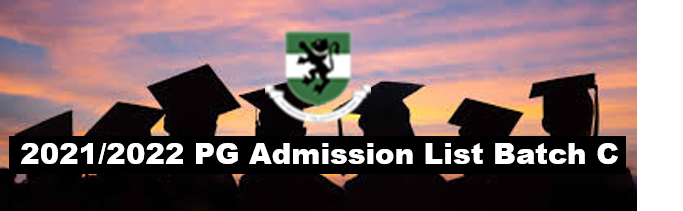 2021-2022 Postgraduate Admission List Batch C