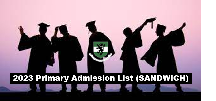 2023 Primary Sandwich Admission List