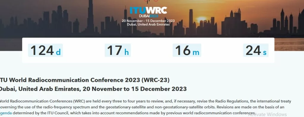 ITU World Radio Communication Conference 2023