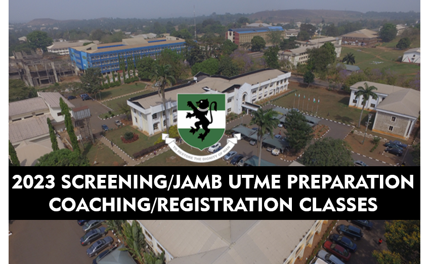 2023 SCREENING/JAMB UTME PREPARATION COACHING/REGISTRATION CLASSES