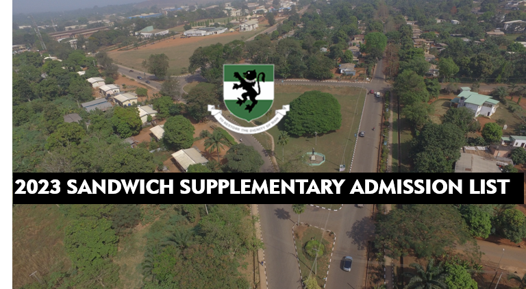 2023 SANDWICH SUPPLEMENTARY ADMISSION LIST