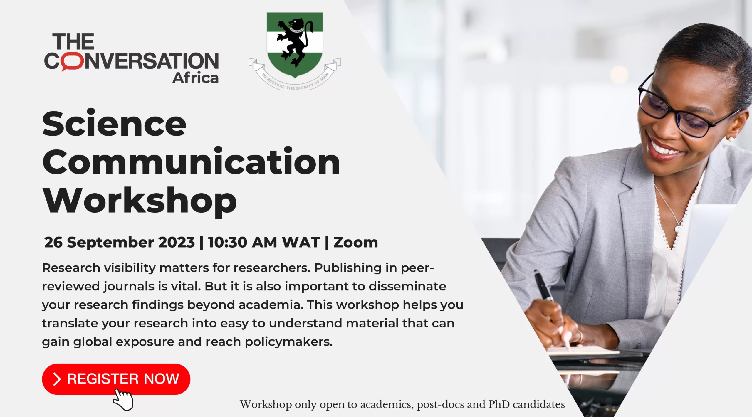 Invitation to Science Communication Workshop
