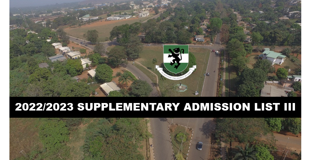 Read more about the article Breaking News!!! 2022/2023 SUPPLEMENTARY ADMISSION LIST III