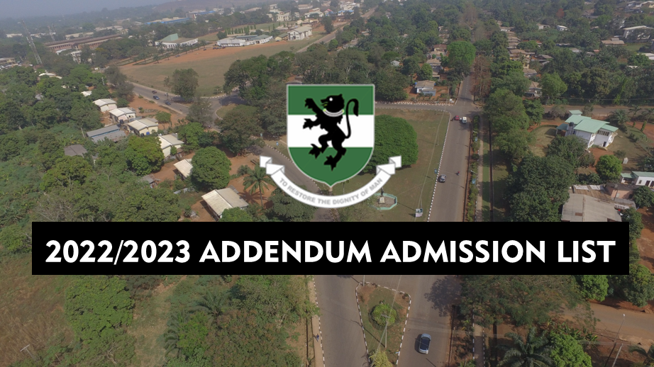 Breaking News!!! 2022/2023 ADDENDUM TO SUPPLEMENTARY LIST III ADMISSIONS