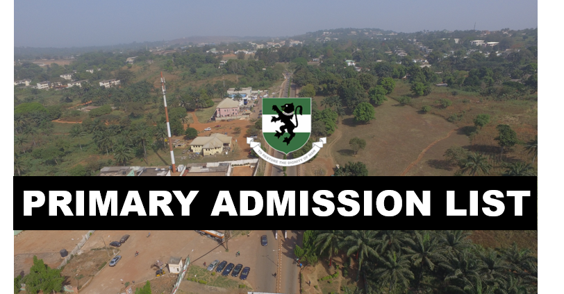 Breaking News!!! 2023/2024 PRIMARY ADMISSION LIST