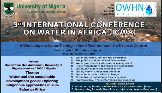 Read more about the article 3rd International Conference On Water In Africa